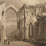 1830 Fountains Abbey in Yorkshire Cathedral Ruins Illustrated Henry VIII Storer