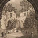 1830 Fountains Abbey in Yorkshire Cathedral Ruins Illustrated Henry VIII Storer