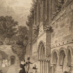 1830 Fountains Abbey in Yorkshire Cathedral Ruins Illustrated Henry VIII Storer