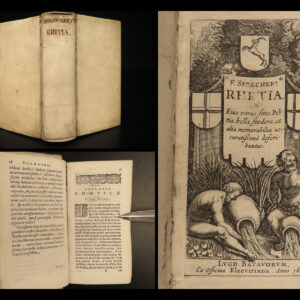 1633 Sprecher Rhaetia Switzerland History Three Leagues Raetia ROME Elzevier