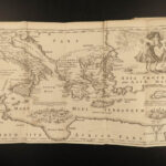 1763 Works of VIRGIL Aeneid Bucolics Eclogues MAP Pitt & Wharton English 4v SET