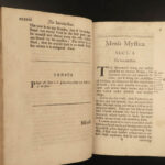 1684 Simon Patrick Mensa Mystica Eucharist Baptism Aqua Genitalis England 2in1