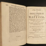 1684 Simon Patrick Mensa Mystica Eucharist Baptism Aqua Genitalis England 2in1