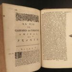 1686 Life of Gaspard de Coligny French Huguenot France Catholic Protestant WARS