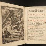 1695 Crucified Jesus German Protestant Anthony Horneck Lord’s Supper Bible