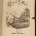 1856 American Architecture Houses Economic Cottage Builder Construction Plans