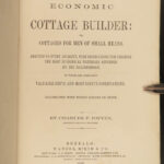 1856 American Architecture Houses Economic Cottage Builder Construction Plans