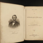 1866 1ed Abraham Lincoln Life Americana Civil War Abolition Slavery Holland