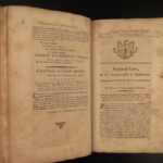 1789 CONSTITUTION + Declaration of Independence Americana Massachusetts LAWS