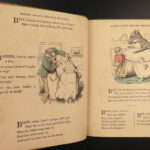 1860 Mother Goose Nursery Rhymes Color Illustrated Children Fairy Humpty Dumpty