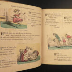 1860 Mother Goose Nursery Rhymes Color Illustrated Children Fairy Humpty Dumpty