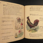 1860 Mother Goose Nursery Rhymes Color Illustrated Children Fairy Humpty Dumpty