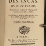 1744 Inca PERU History South America Garcilaso Vega Spanish Conquests 2v Incan