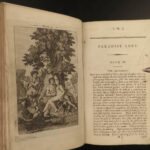 1792 Paradise Lost by John Milton English Allegory Poetry Illustrated ART