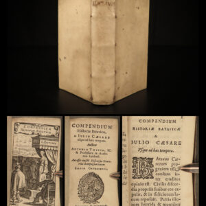 1645 1ed Dutch History Netherlands Eighty Years War Batavia Portugal Thysius