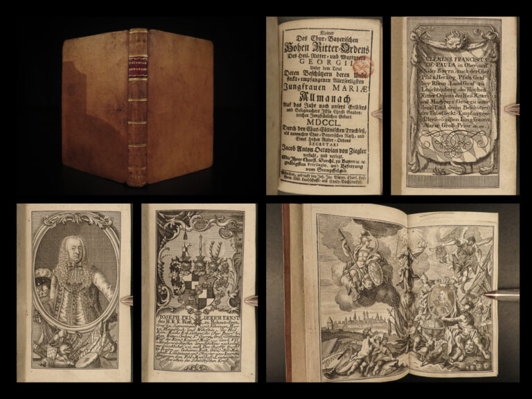 Image of 1750 Order of Saint George German Military Bavaria Equestrian Knights Catholic