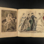 1867 Civil War Era Fashion Clothing Hairstyles Crafts ART Peterson’s Magazine