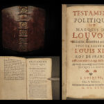 1695 FRANCE Memoirs of Marquis de Louvois Military Louis XIV Courtilz de Sandras