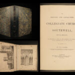 1839 1st Southwell Minster Cathedral Church of England Illustrated Architecture