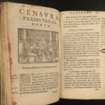 1570 Catholic Church Fathers WOODCUTS Ambrose Jerome Popes 2in1 Aurifoco Examen