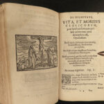 1570 Catholic Church Fathers WOODCUTS Ambrose Jerome Popes 2in1 Aurifoco Examen