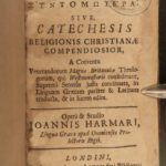 1698 Westminster Shorter Catechism + School Hymns Church of England Harmar GREEK