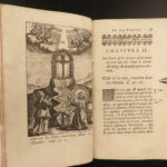 1737 Benedictine Monastics Chemin Royal la Croix Haeften Illustrated Jesus ART