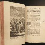 1737 Benedictine Monastics Chemin Royal la Croix Haeften Illustrated Jesus ART