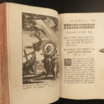 1737 Benedictine Monastics Chemin Royal la Croix Haeften Illustrated Jesus ART