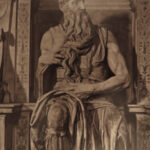 1875 ART of Michelangelo Sculpting Painting David Moses Pieta Illustrated FAMOUS