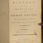 1790 FAMOUS Edward Gibbon Decline & Fall of Roman Empire Caesar ROME 2v SET