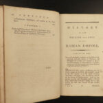 1790 FAMOUS Edward Gibbon Decline & Fall of Roman Empire Caesar ROME 2v SET