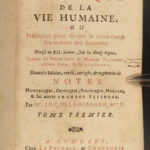 1733 1ed ZODIAC of Human Life Arabic Astrology Horoscopes Mythology Manzolli