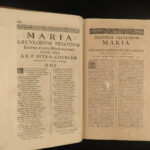 1662 VIRGIN MARY Catholic Chronology Mariology Courcier Saints Popes Gregory I