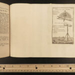 1716 1ed Surveying Map Making Cartography Tools FORT PLANS Ozanam Mathematics