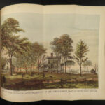 1866 New York City Business HUGE MAP Manhattan Color Illustrated Corporation