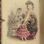 1868 FASHION English Woman Domestic Magazine Illustrated Dresses Beeton Recipes