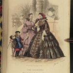 1868 FASHION English Woman Domestic Magazine Illustrated Dresses Beeton Recipes