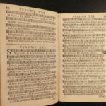 1745 Geneva Huguenot Bible Psalms of David Music French Chant Pellet Switzerland