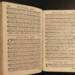 1745 Geneva Huguenot Bible Psalms of David Music French Chant Pellet Switzerland