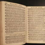 1745 Geneva Huguenot Bible Psalms of David Music French Chant Pellet Switzerland