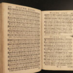 1745 Geneva Huguenot Bible Psalms of David Music French Chant Pellet Switzerland