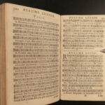 1745 Geneva Huguenot Bible Psalms of David Music French Chant Pellet Switzerland