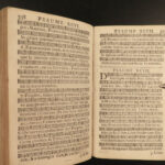 1745 Geneva Huguenot Bible Psalms of David Music French Chant Pellet Switzerland