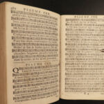 1745 Geneva Huguenot Bible Psalms of David Music French Chant Pellet Switzerland