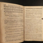 1745 Geneva Huguenot Bible Psalms of David Music French Chant Pellet Switzerland