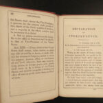 1857 US Documents Constitution Declaration SIGNERS Fugitive Slave Bills Slavery