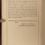 1857 US Documents Constitution Declaration SIGNERS Fugitive Slave Bills Slavery