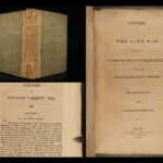 1815 1ed War of 1812 Cobbett Letters America England George IV Napoleon Navy