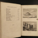 1825 1ed Wonders of Britain Stonehenge CASTLES Old Sarum Lindisfarne Ruins 3v